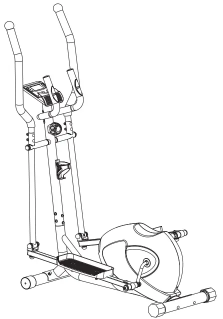 Dripex C17V2M96eUL Magnetic Elliptical Machine
