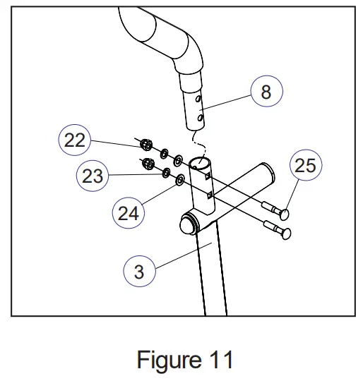 Dripex C17V2M96eUL Magnetic Elliptical Machine - Pedal 3
