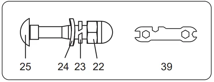 Dripex C17V2M96eUL Magnetic Elliptical Machine - Pedal 4