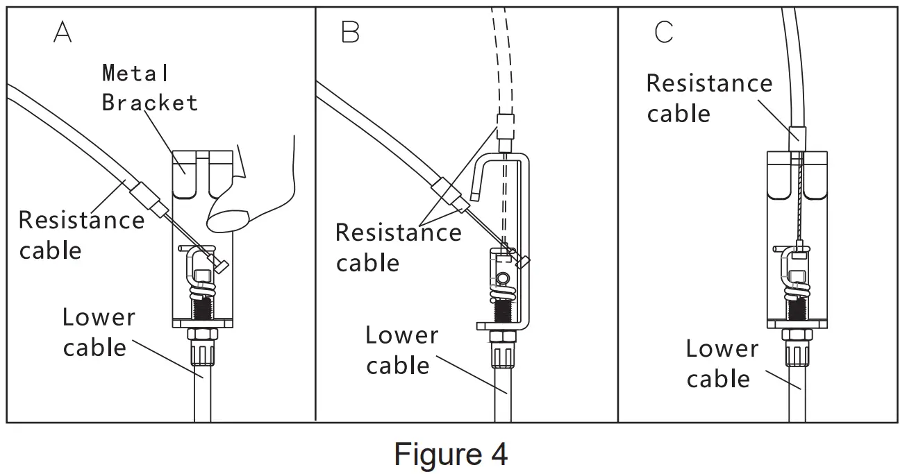 Dripex C17V2M96eUL Magnetic Elliptical Machine - foot tube2