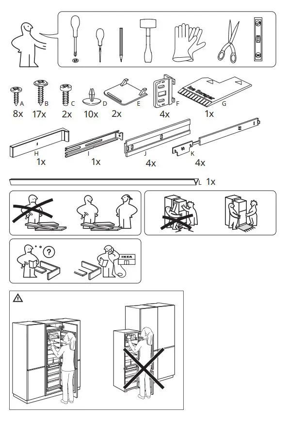 IKEA RAKALL Fridge or Freezer - fig