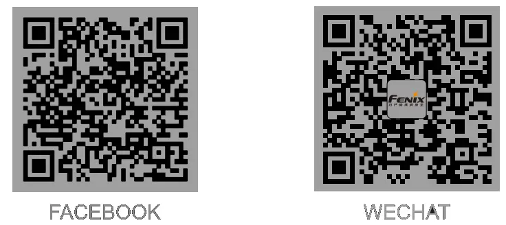FENIX PD25R Portable Rechargeable Flashlight - QR Code