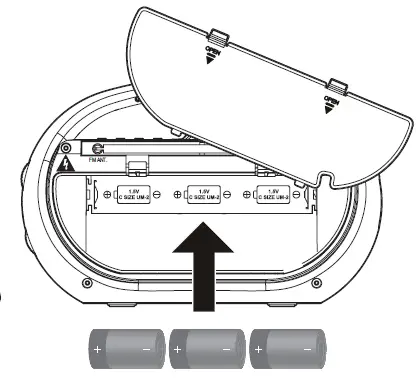 GPX R602B Portable Speaker with AMFM Radio-fig- (4)