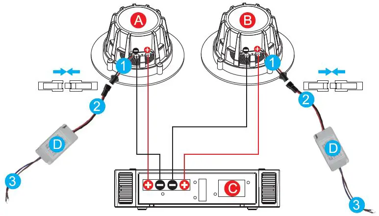 Pyle PDIC4CBTL4B ALUMINUM ALLOY-FRAME SPEAKER-FIG- (2)