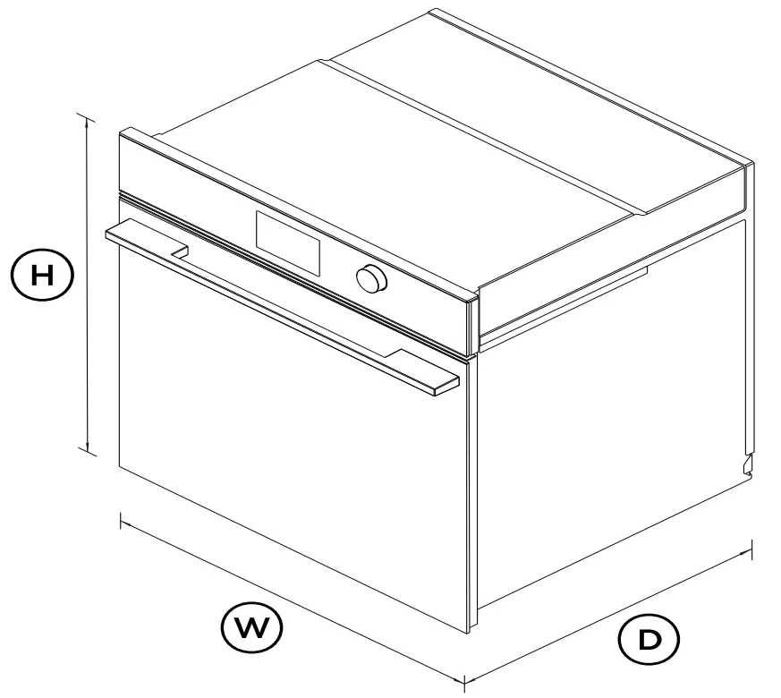 FISHER and PAYKEL OB24SMPTDB1 24 Inch 16 Function Self Cleaning Oven - Figure