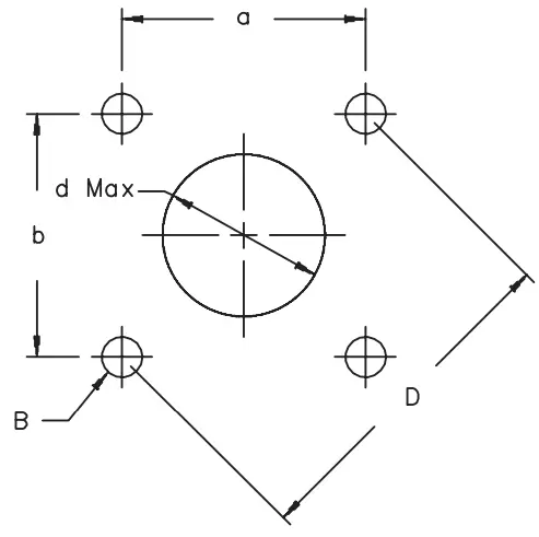 nVent HOFFMAN CCS8WFLG COMPACT Wall Flange - Fig