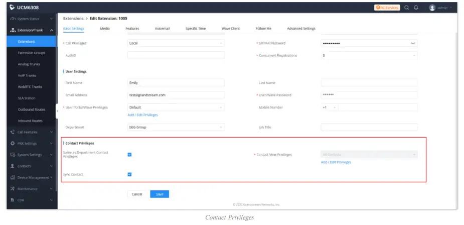 Apps Wave App - Privileges 2