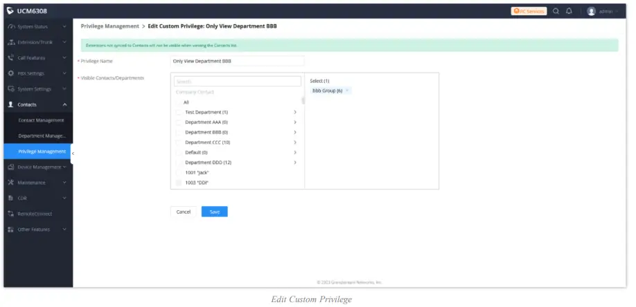 Apps Wave App - Privileges 4