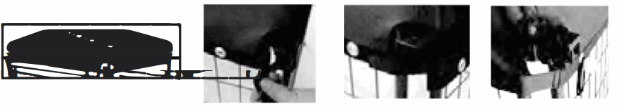 TRIXIE 39211 Deluxe Outdoor Dog Kennel - tighten the hook