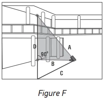 Calculations with 3 additional measurements (Pythagorean theorem)