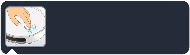 Rowenta Serie 60 X-Plorer Vacuum Cleaner - To pause the robot when it is cleaning