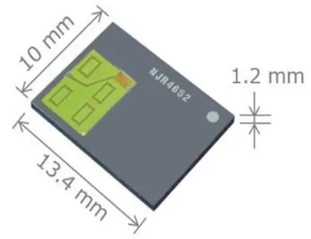 NISSHINBO NJR4652 F2S1 60 GHz Smart Sensor Micro Module - fig