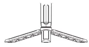 Shenzhen JX ROBOT Technology Co Ltd SPRX8 Smartphone Gimbal User Manual - Install the tripod to the base of the stabilizer