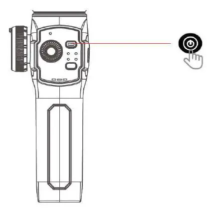 Shenzhen JX ROBOT Technology Co Ltd SPRX8 Smartphone Gimbal User Manual - Long press the power button to switch on