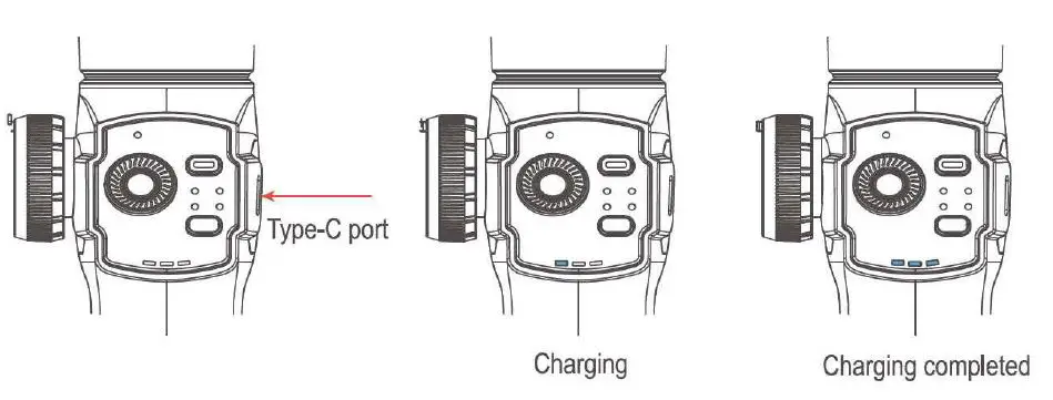 Shenzhen JX ROBOT Technology Co Ltd SPRX8 Smartphone Gimbal User Manual - Supports operation during charging