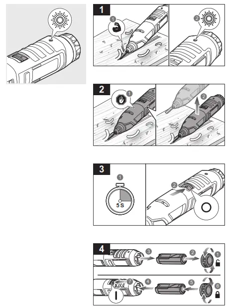 RYOBI RPC4 Cordless 4V Starter Kit - fig 6