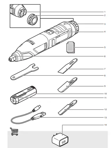 RYOBI RPC4 Cordless 4V Starter Kit - fig4
