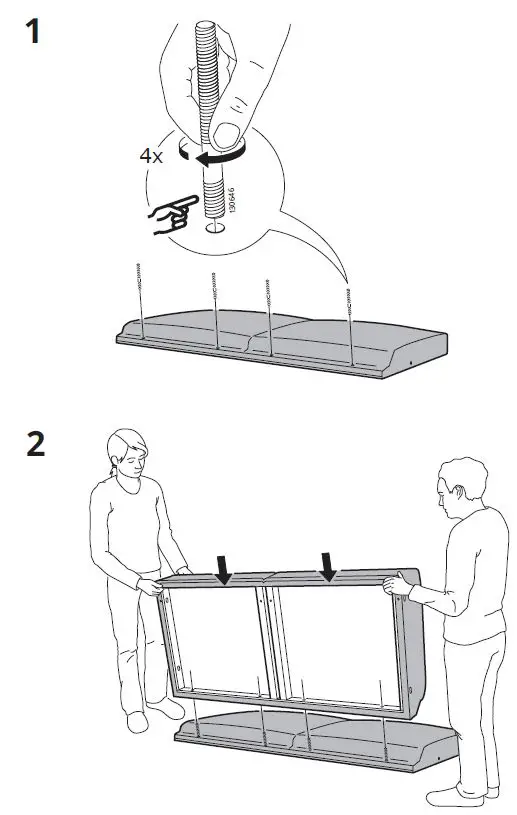 IKEA-EKENÄSET-2-Seat-Sofa-Kelinge-Grey-Turquoise-2