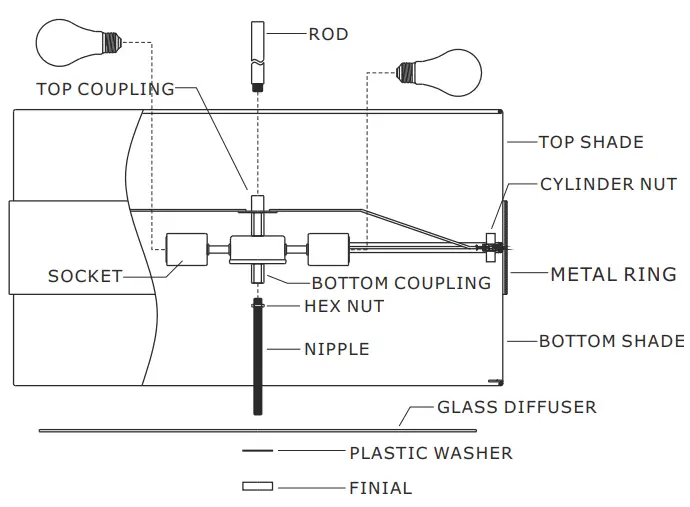 CRYSTORAMA-297-PN-Grayson-Five-Light-Chandelier-fig-2
