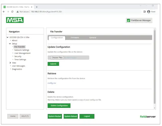 Hunter FS-3000 Automation Gateway Field Server - Configuration