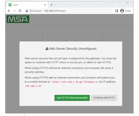 Hunter FS-3000 Automation Gateway Field Server - HTTP.