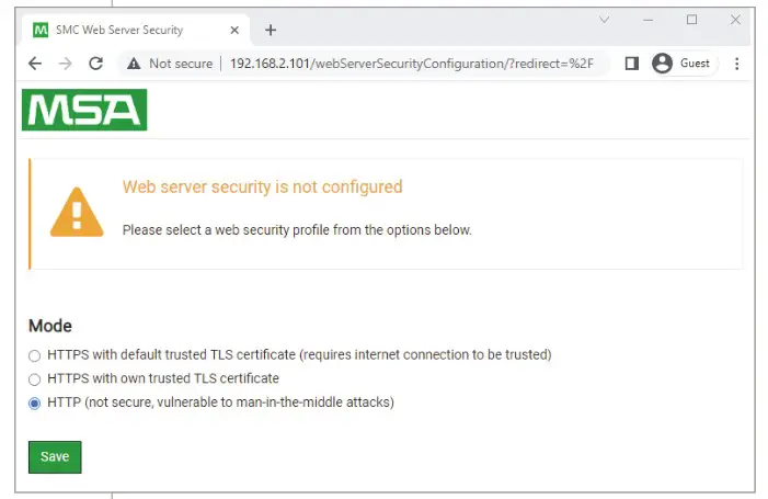 Hunter FS-3000 Automation Gateway Field Server - Security
