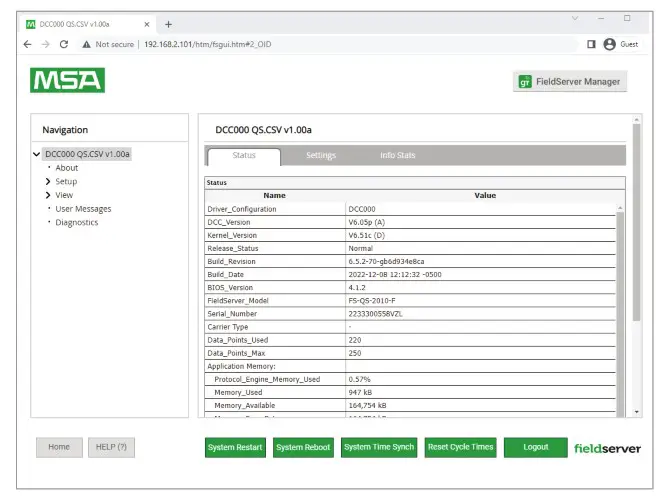 Hunter FS-3000 Automation Gateway Field Server - Termination QuickServer