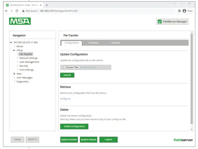 Hunter FS-3000 Automation Gateway Field Server - modifying