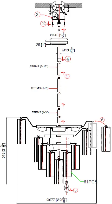 CRYSTORAMA ADD-312-AG-WH Addis 12 Light Aged Brass Chandelier 01
