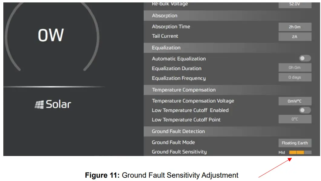 aerl SRX 600 30 120 CoolMax SRX Charge Controller - Sensitivity Adjustment