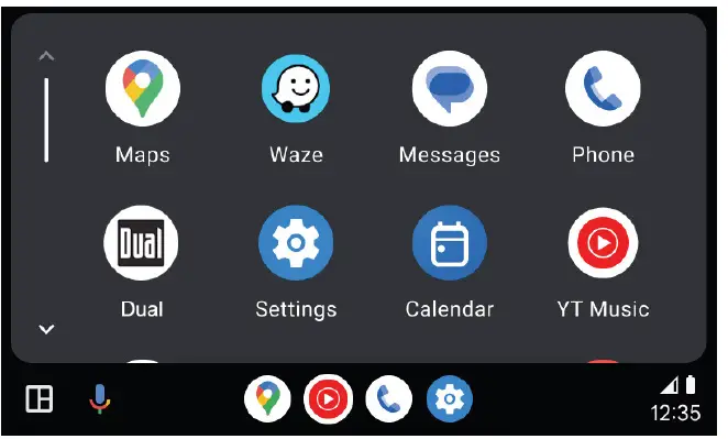 Dual D2WC7 Media Receiver with Wireless and Wired CarPlay and Android Auto 7 Inch Digital TFT Display 10