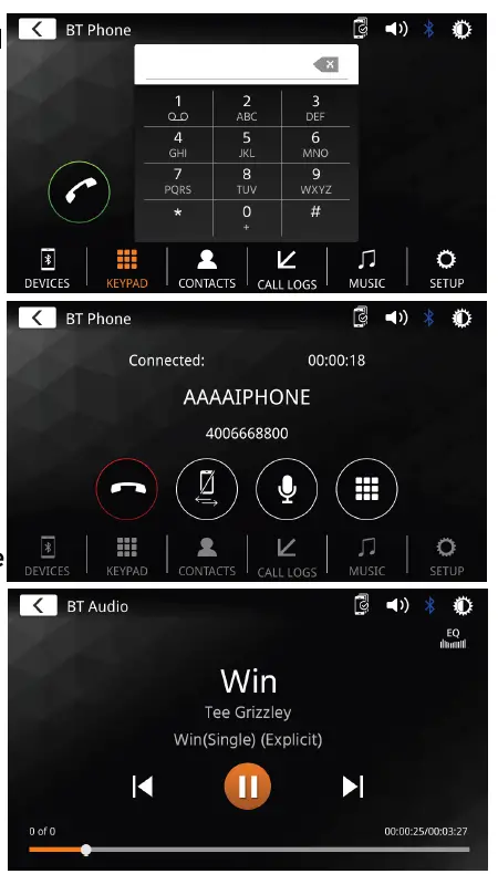 Dual D2WC7 Media Receiver with Wireless and Wired CarPlay and Android Auto 7 Inch Digital TFT Display 8