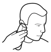 CONAIR HC6500 Close Cut Precision - Comb hair