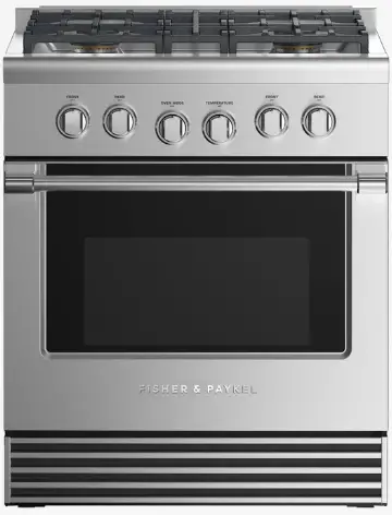 FISHER PAYKEL RDV2-304-L_N Dual Fuel Range Burners