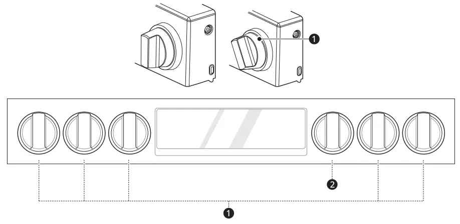 LG LSDS6338F 6.3 cu. ft. InstaView Gas Slide In Range - Knob Lighting