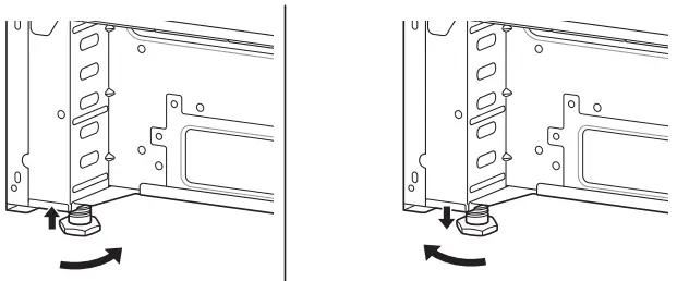 LG LSDS6338F 6.3 cu. ft. InstaView Gas Slide In Range - Leveling the Range