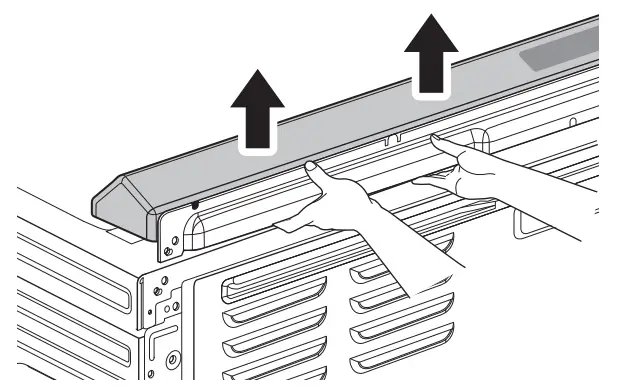 LG LSDS6338F 6.3 cu. ft. InstaView Gas Slide In Range - Lift the vent