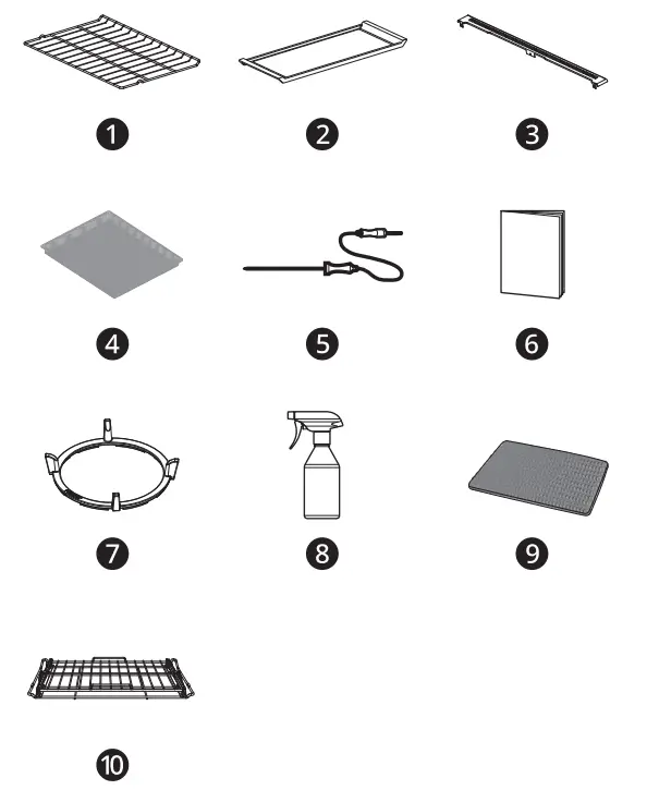 LG LSDS6338F 6.3 cu. ft. InstaView Gas Slide In Range - Other Accessories