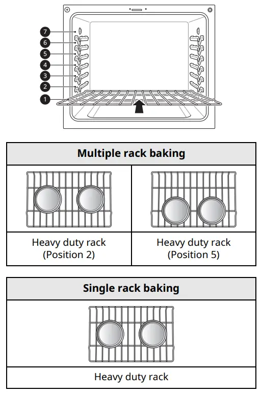 LG LSDS6338F 6.3 cu. ft. InstaView Gas Slide In Range - Rack and Pan Placement