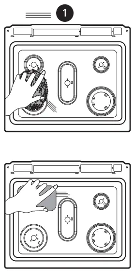 LG LSDS6338F 6.3 cu. ft. InstaView Gas Slide In Range - Steel Cooktop