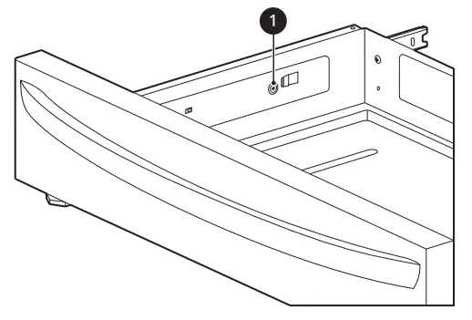 LG LSDS6338F 6.3 cu. ft. InstaView Gas Slide In Range - Unscrew the screw
