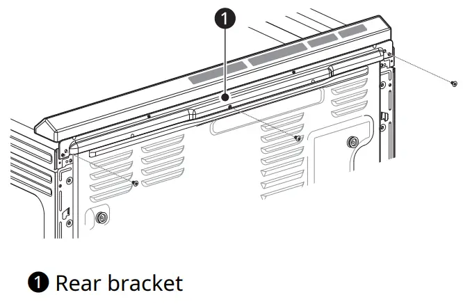 LG LSDS6338F 6.3 cu. ft. InstaView Gas Slide In Range - bracket in place