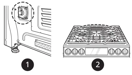 LG LSDS6338F 6.3 cu. ft. InstaView Gas Slide In Range - conversion