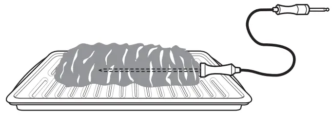 LG LSDS6338F 6.3 cu. ft. InstaView Gas Slide In Range - into the meat
