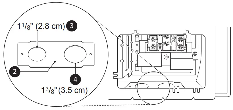 LG LSDS6338F 6.3 cu. ft. InstaView Gas Slide In Range - power cord hole