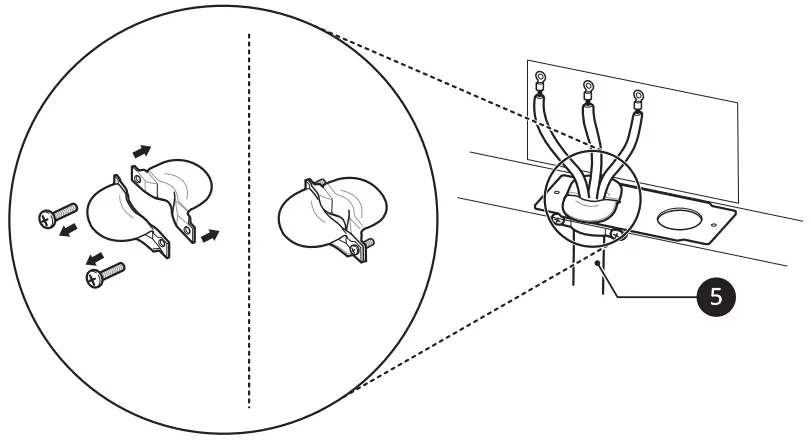 LG LSDS6338F 6.3 cu. ft. InstaView Gas Slide In Range - relief and tighten