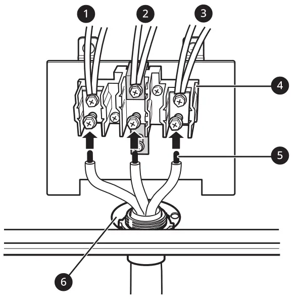 LG LSDS6338F 6.3 cu. ft. InstaView Gas Slide In Range - terminal block