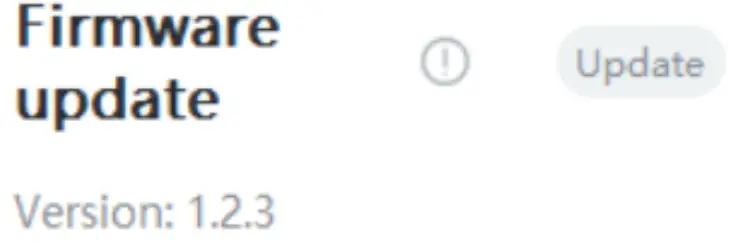 Firmware update
