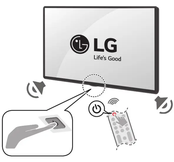 LG 55QNED816RE LED TV - Starting TV