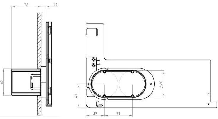 viveroo-free-iPad-Wall-Mounted-Holder-FIG-2